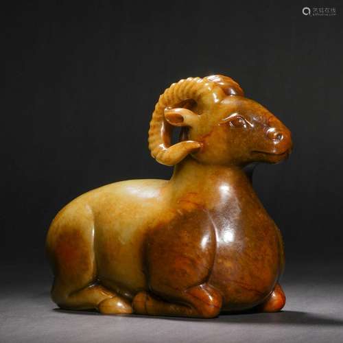 Hetian jade sheep before Ming Dynasty