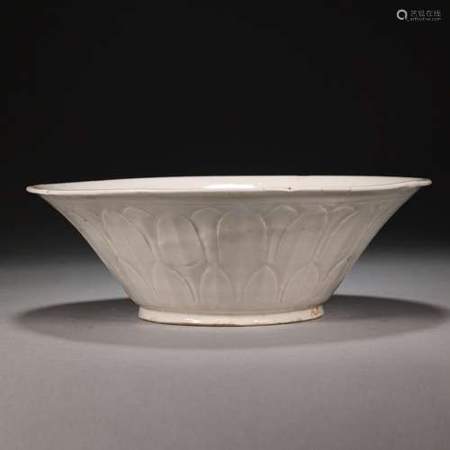 Ding Kiln Large Bowl Before Ming Dynasty