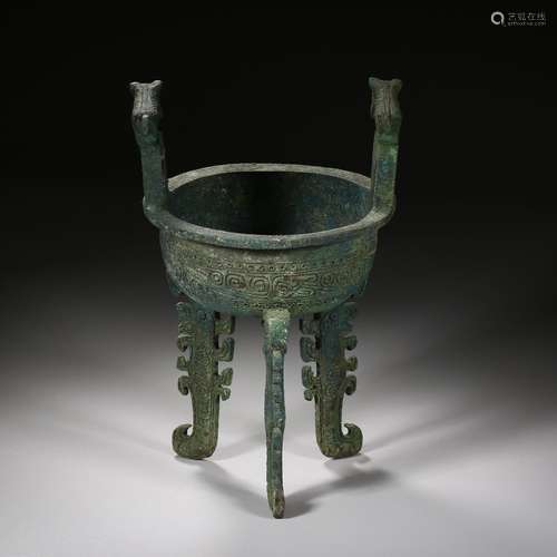 Bronze tripod before Ming Dynasty