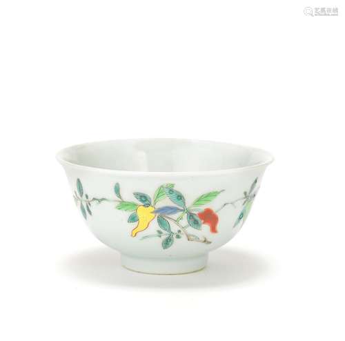 A POLYCHROME ENAMELLED BOWL Yongzheng six-character mark, 19...