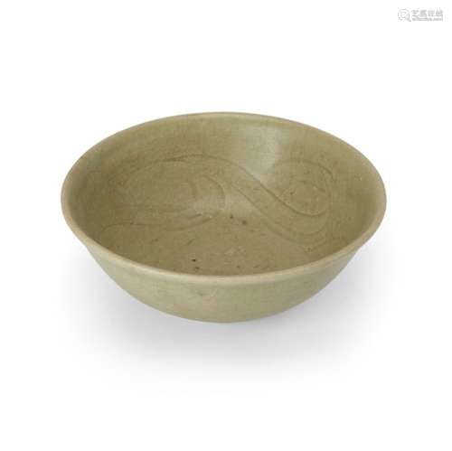 A Chinese Longquan carved celadon-glazed bowl<br />
<br />
M...