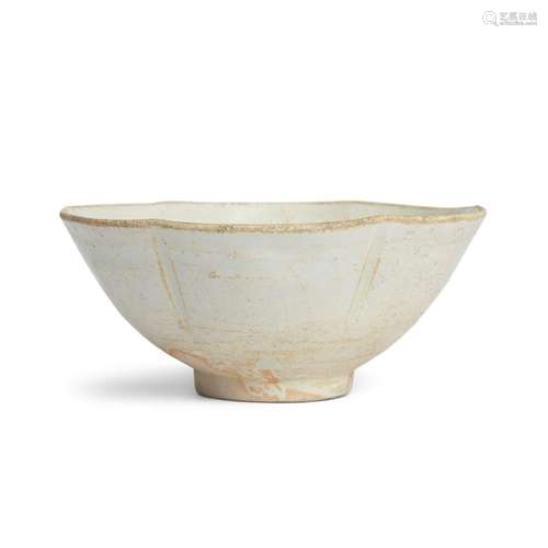 A Chinese small qingbai foliate bowl <br />
<br />
Song/Yuan...