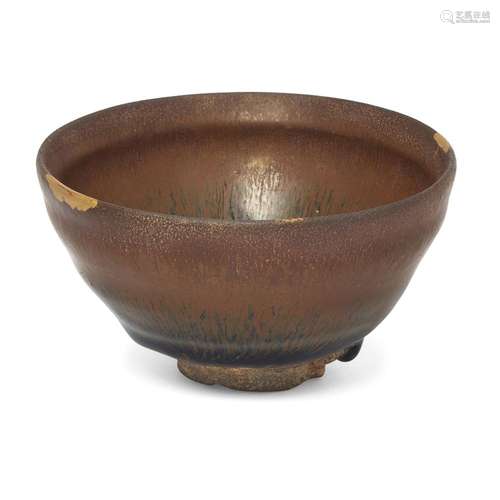 A Chinese Jian ware 'hares' fur' tea bowl<br />
<br />
South...