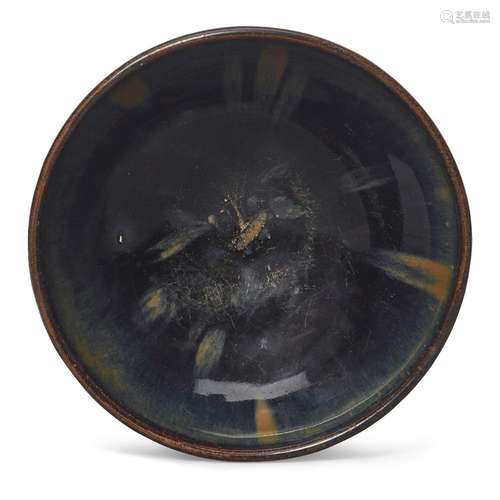 A Chinese Henan black-glazed russet-splashed bowl<br />
<br ...