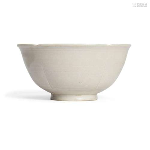 A Chinese Ding ware lobed bowl<br />
<br />
Song dynasty<br ...