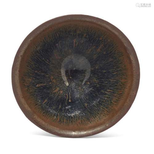 A rare Chinese Jian ware 'hare's fur' glazed 'tenmoku' bowl<...