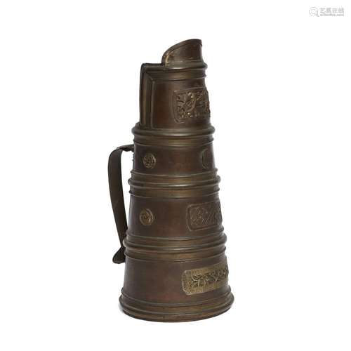 A Tibetan copper ritual ewer, duomuhu<br />
<br />
Late 19th...