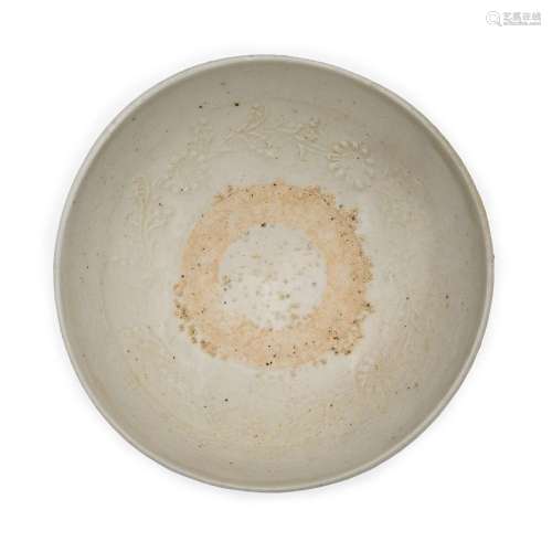 A Chinese provincial qingbai-glazed moulded bowl<br />
<br /...