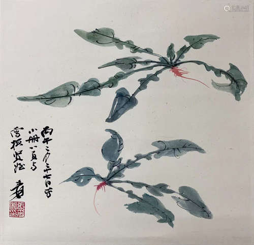 张大千 花卉小品