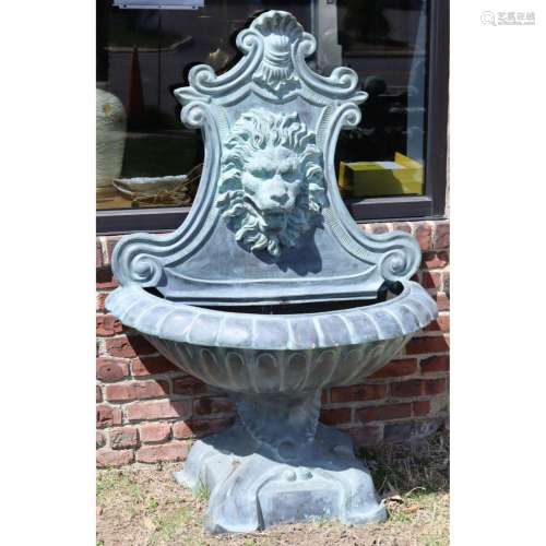 Vintage And Large Bronze Lava - Bo / Fountain.