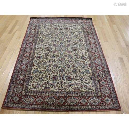 Antique & Finely Hand Woven Area Carpet.