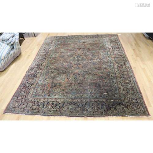 Antique & Finely Hand Knotted Carpet.