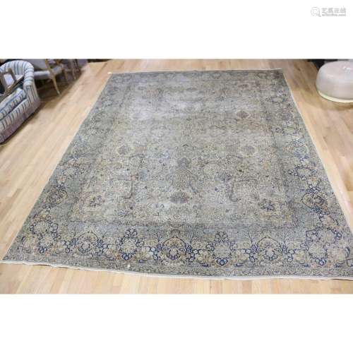 Antique & Finely Hand Knotted Kerman? Carpet.