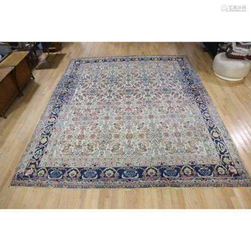 Antique & Finely Hand Knotted Roomsize Carpet.