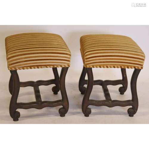 An Antique Pair Of Spanish Style Benches.