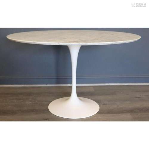 After Saarinen Marbletop Tulip Table.