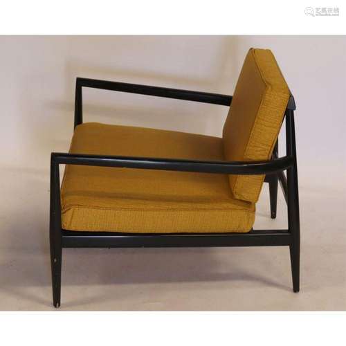 Midcentury Paul Mc Cobb Ebonised Lounge Chair.