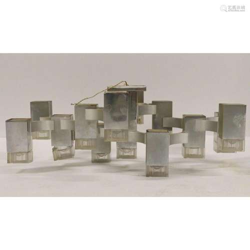 Mid Century Lightolier \"Cube\" Wall Sconce.