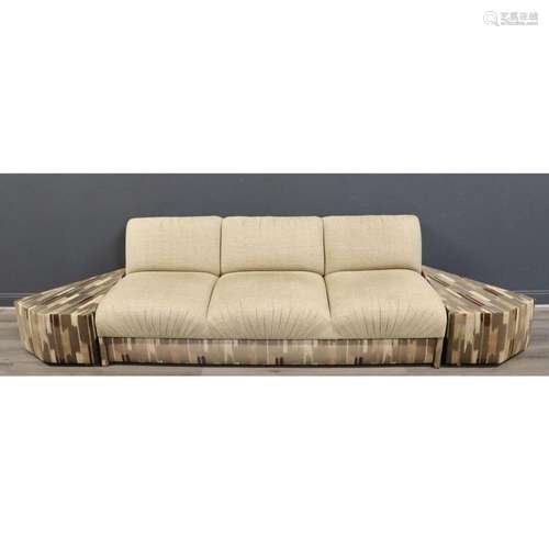 Vintage Upholstered Sofa.