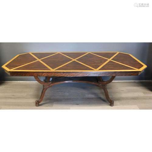 Midcentury Parzinger Style Dining Table.