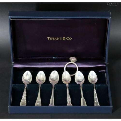 STERLING. Tiffany & Co. Assorted Sterling Spoons.