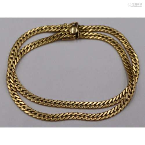 JEWELRY. 14kt Gold Double Chain Bracelet.