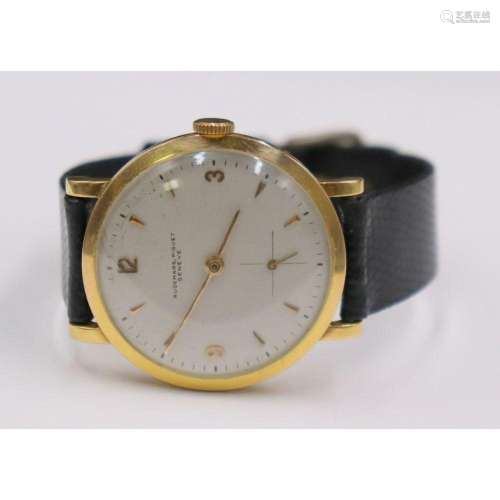 JEWELRY. Vintage Audemars Piguet 18kt Gold Watch.