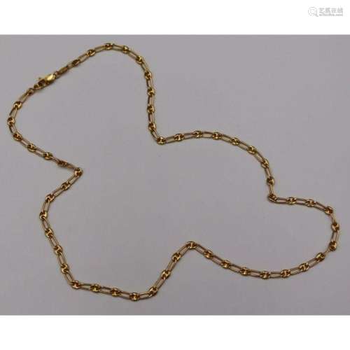 JEWELRY. Milor Italian 18kt Gold Chain Necklace.