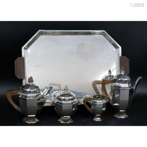 SILVERPLATE. (4) Pc. French Gallia Silverplated