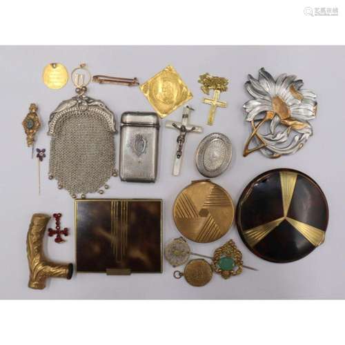 JEWELRY. Assorted Gold, Silver, and Costume