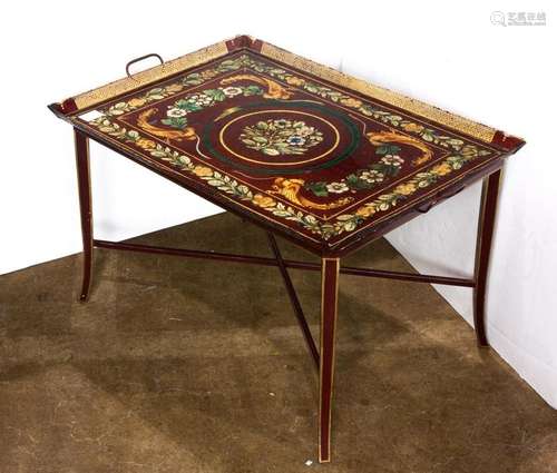 Edwardian style tray table