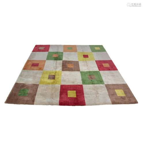 Modern Nepalese carpet, 12'8" x 12'9"