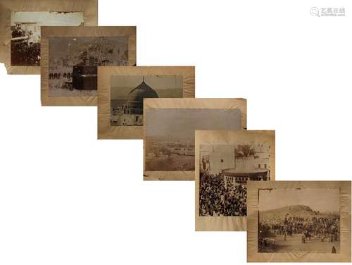 A COLLECTION OF SIX PHOTOGRAPHS OF MECCA AND MEDINA, EARLY 2...