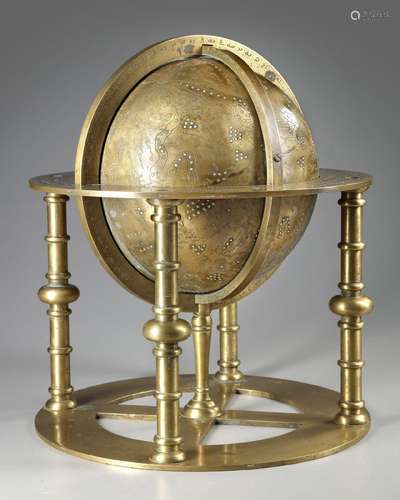 A LARGE CELESTIAL GLOBE, 19TH CENTURY