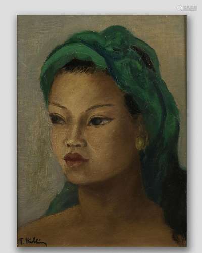 A PORTRAIT OF AN INDONESIAN BEAUTY, 20TH CENTURY