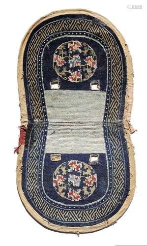 A TIBETAN SADDLE BAG, LATE 19TH CENTURY