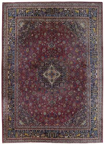 A KASHAN KURK CARPET, PERSIA 1920