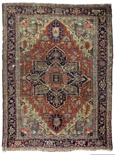 A HERIZ SERAPI CARPET, PERSIA, LATE 19TH CENTURY