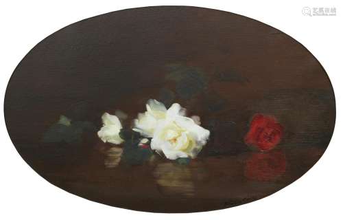 James Stuart Park (British, 1862-1933) Still life of roses o...