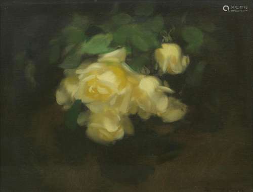 James Stuart Park (British, 1862-1933) Yellow roses
