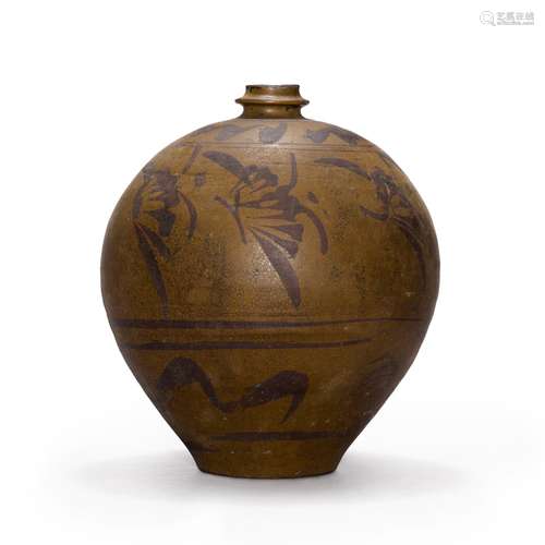 A painted 'Cizhou' vase, Song - Yuan dynasty