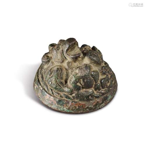 A bronze weight, Han dynasty