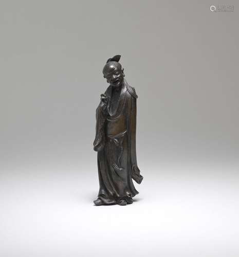 A BRONZE FIGURE OF AN IMMORTAL 16th century