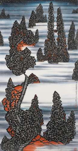【TP】LO CH'ING (b.1948)  The DNA of Chinese Painting Series, ...