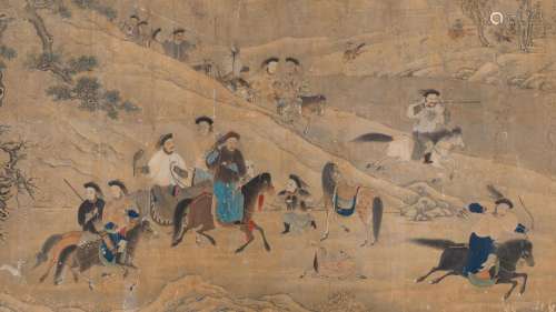 【TP】ANONYMOUS  A Manchu Hunting Party, 1800-1850