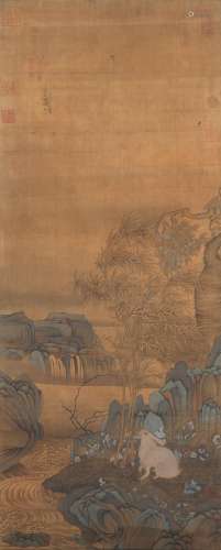 AFTER TAO CHENG Hare Gazing at the Moon, Ming Dynasty or lat...