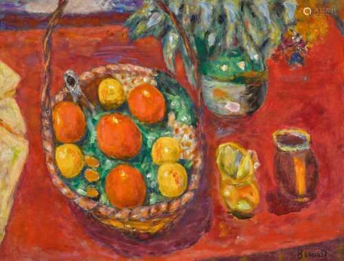 Pierre Bonnard<br />
Oranges et kakis