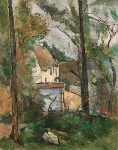 Paul Cézanne<br />
Maison dans les arbres