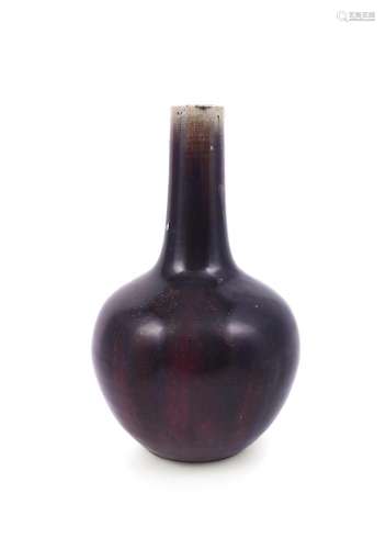 A Chinese Flambé bottle vase