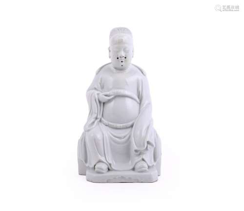 A Chinese dehua seated figure of Wenchang